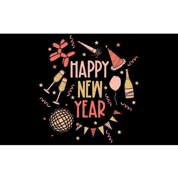 Happy New Year NYE Party 2024 Funny New Years Eve Confetti  Bumper Sticker