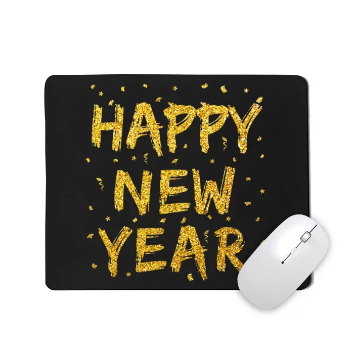 Happy New Year NYE Party 2024 Funny New Years Eve Confetti Mousepad