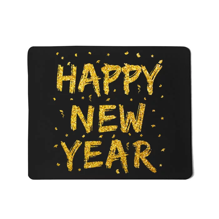 Happy New Year NYE Party 2024 Funny New Years Eve Confetti Mousepad