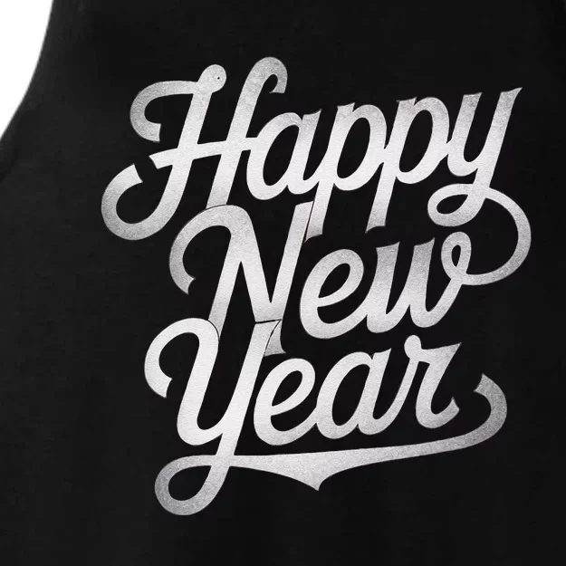 Happy New Year From Family Ladies Tri-Blend Wicking Tank