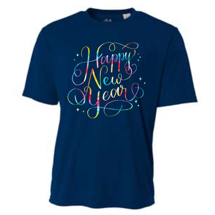 Happy New Years Eve Party Favors 2024 Family Matching Cooling Performance Crew T-Shirt