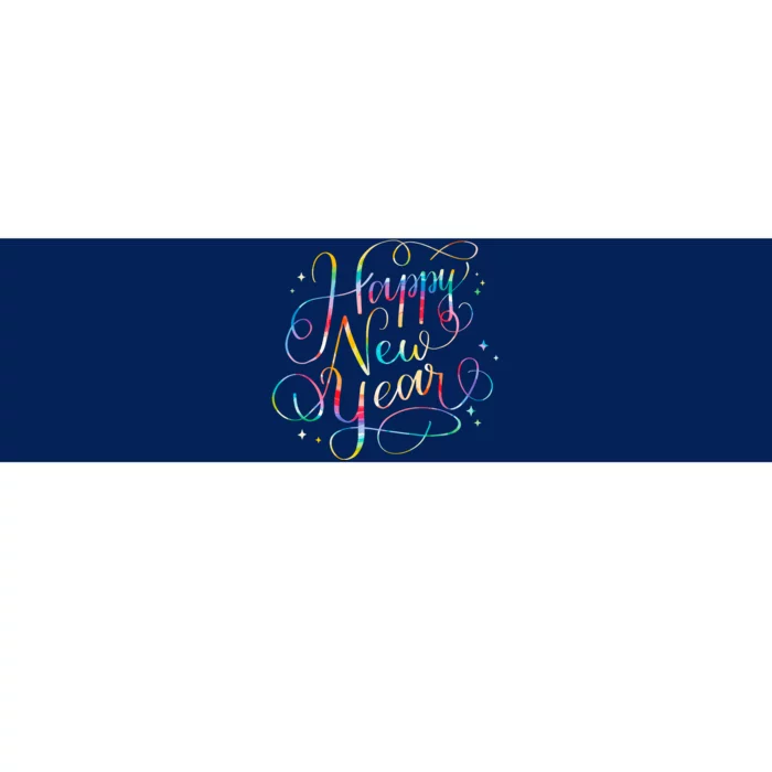 Happy New Years Eve Party Favors 2024 Family Matching Bumper Sticker