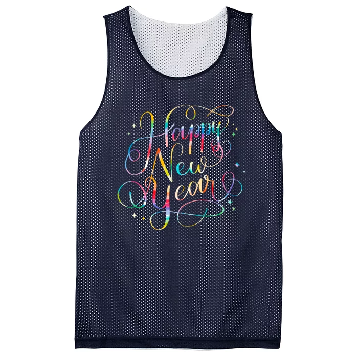 Happy New Years Eve Party Favors 2024 Family Matching Mesh Reversible Basketball Jersey Tank