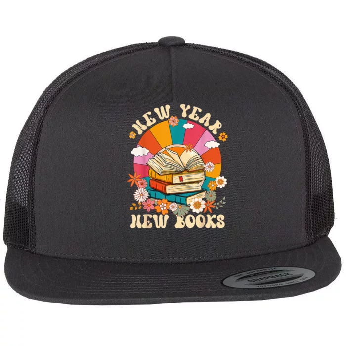 Happy New Year 2024 Readers & Book Lovers Flat Bill Trucker Hat