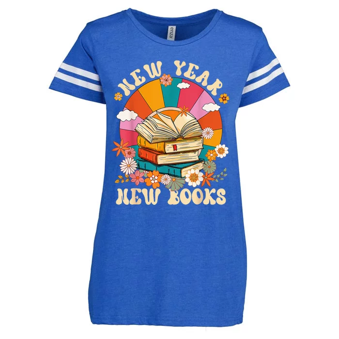 Happy New Year 2024 Readers & Book Lovers Enza Ladies Jersey Football T-Shirt