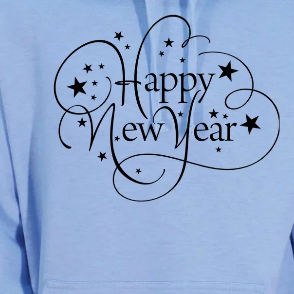 Happy New Years Golden Logo Unisex Surf Hoodie