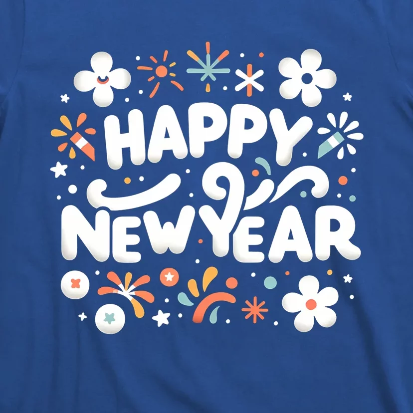 Happy New Year Friends Family Countdown Christmas Nye Party Funny Gift T-Shirt