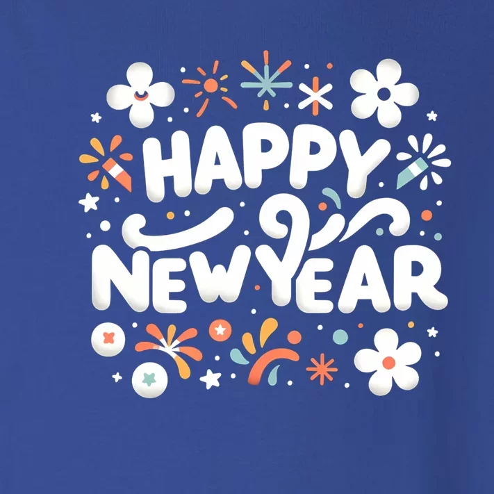 Happy New Year Friends Family Countdown Christmas Nye Party Funny Gift Toddler Long Sleeve Shirt