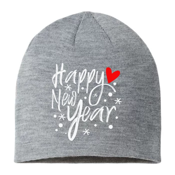 Happy New Year Party Funny New Year's Eve 8 1/2in Sustainable Knit Beanie