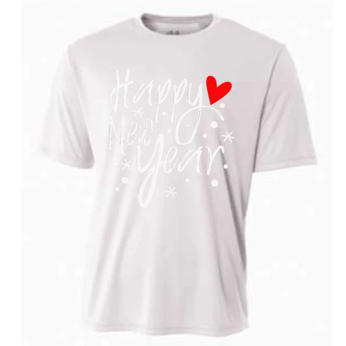 Happy New Year Party Funny New Year's Eve Cooling Performance Crew T-Shirt