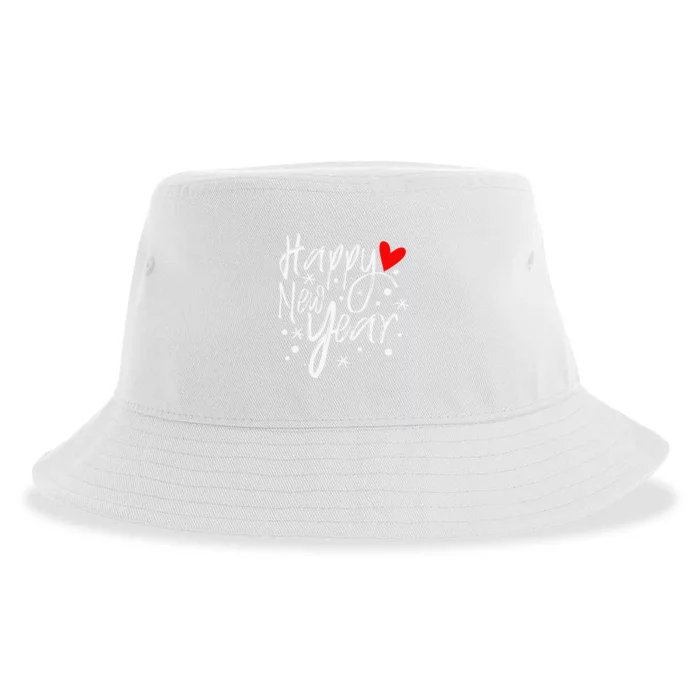 Happy New Year Party Funny New Year's Eve Sustainable Bucket Hat