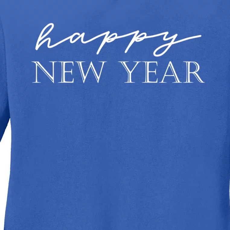 Happy New Year Happy New Year Cute Gift Ladies Long Sleeve Shirt