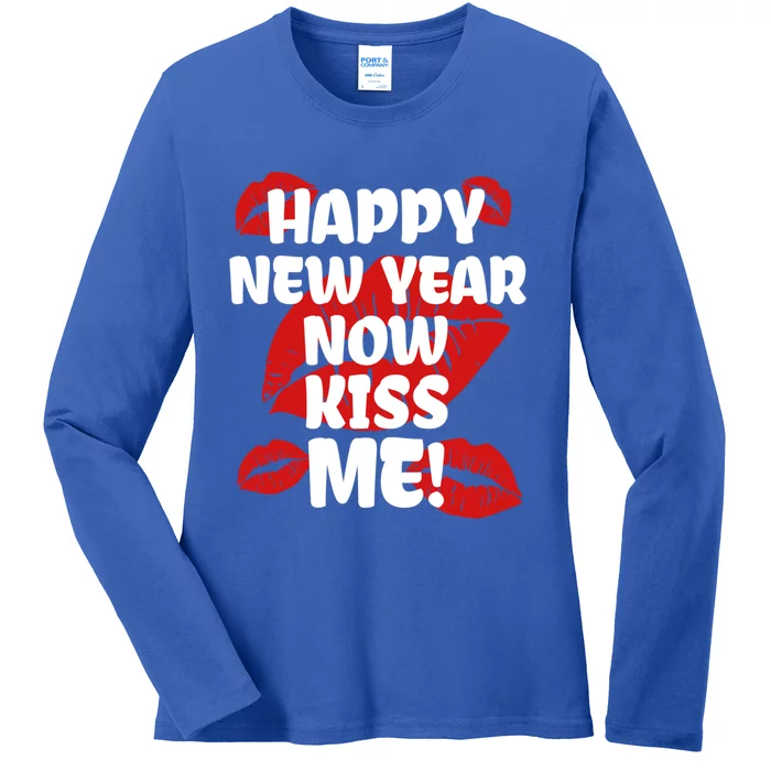 Happy New Year Now Me Funny Gift Ladies Long Sleeve Shirt