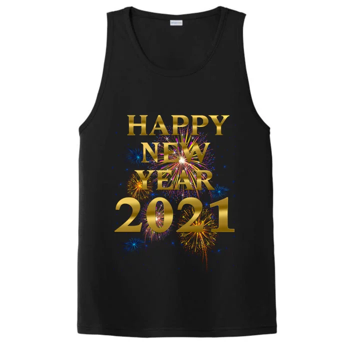 Happy New Year Nye Party Funny New Years Eve Fireworks Gift Performance Tank