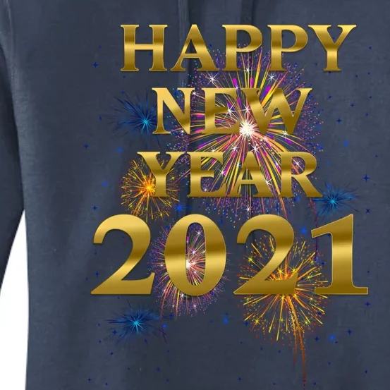 Happy New Year Nye Party Funny New Years Eve Fireworks Gift Women's Pullover Hoodie