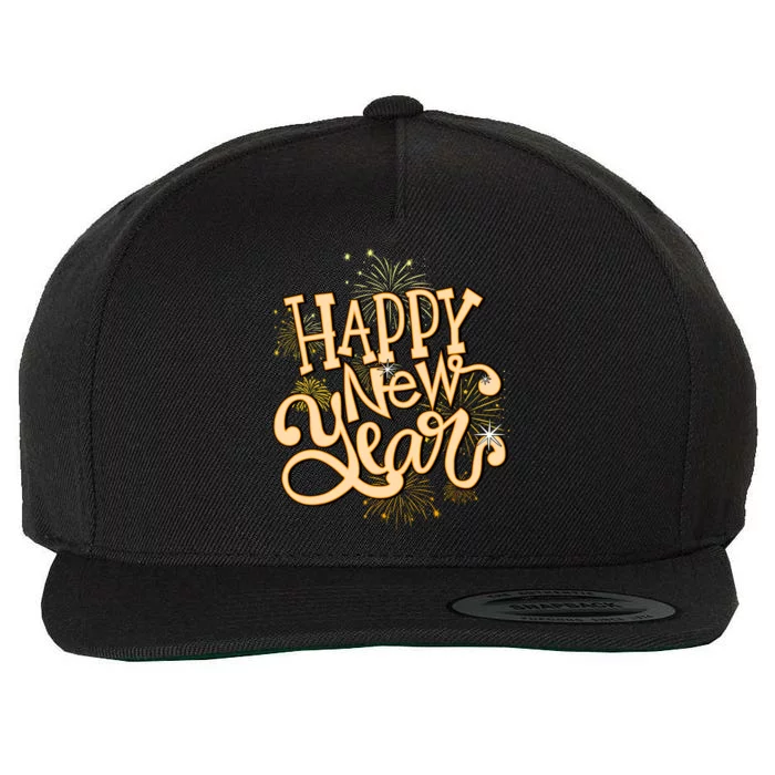 Happy New Year New Years Eve Party Family Matching Wool Snapback Cap