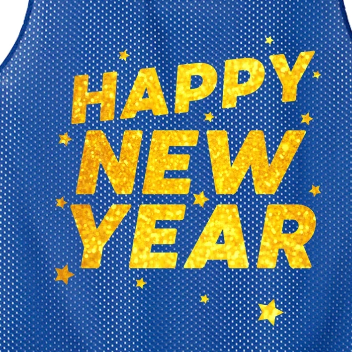 Happy New Year Gift Mesh Reversible Basketball Jersey Tank