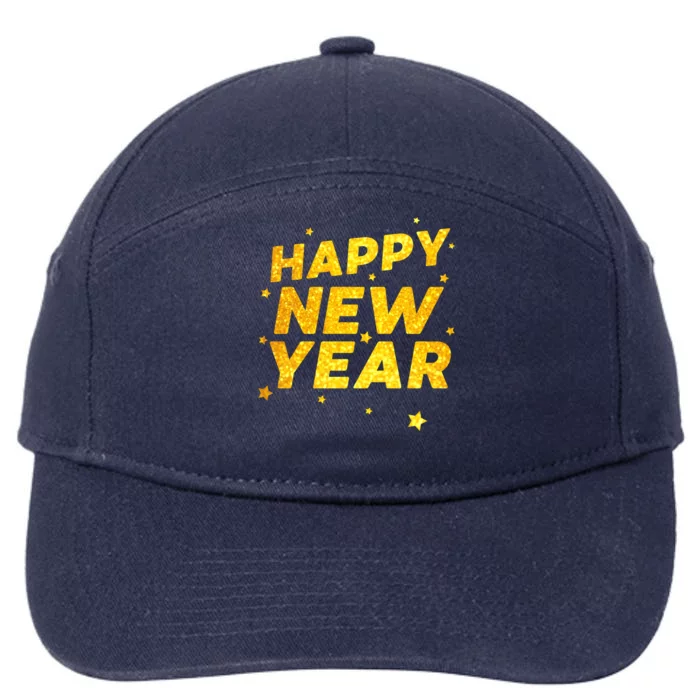 Happy New Year Gift 7-Panel Snapback Hat