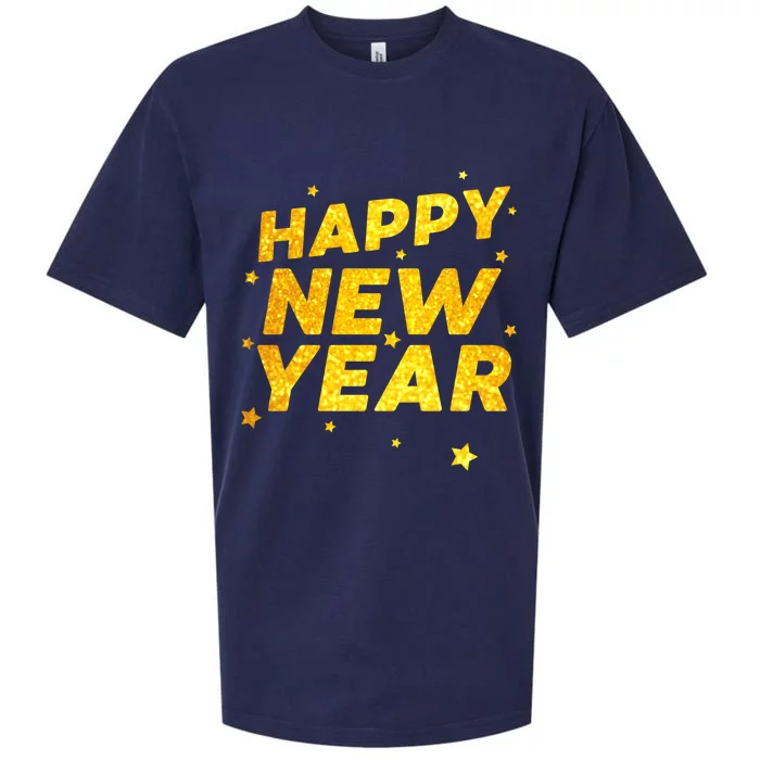 Happy New Year Gift Sueded Cloud Jersey T-Shirt