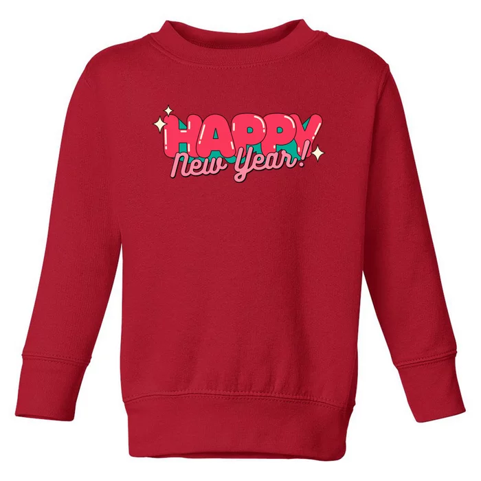 Happy New Year Toddler Sweatshirt