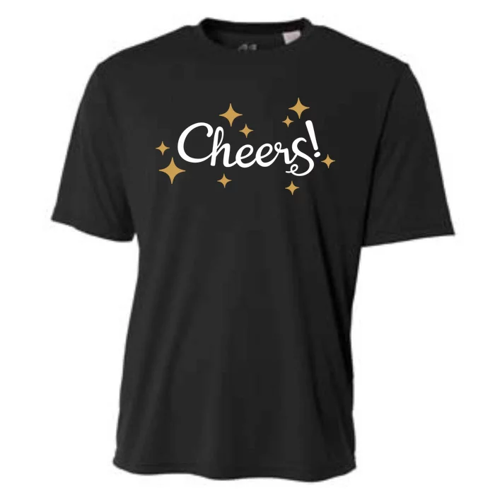 Happy New Years Cheers To A New Year Holidays Celebration Meaningful Gift Cooling Performance Crew T-Shirt