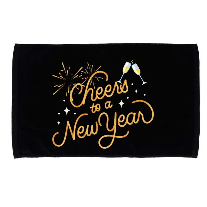 Happy New Years Eve Cheers To A New Year Gift Microfiber Hand Towel