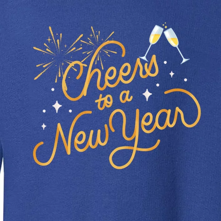 Happy New Years Eve Cheers To A New Year Gift Toddler Sweatshirt