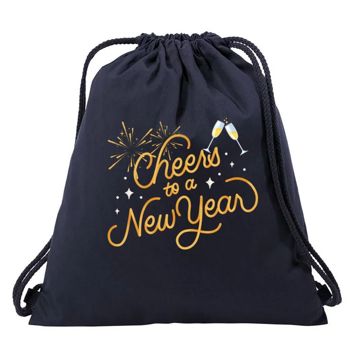 Happy New Years Eve Cheers To A New Year Gift Drawstring Bag