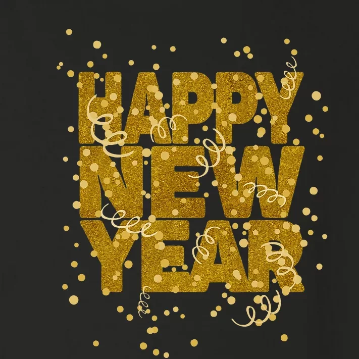 Happy New Year NYE Party  Funny New Years Eve Confetti Toddler Long Sleeve Shirt