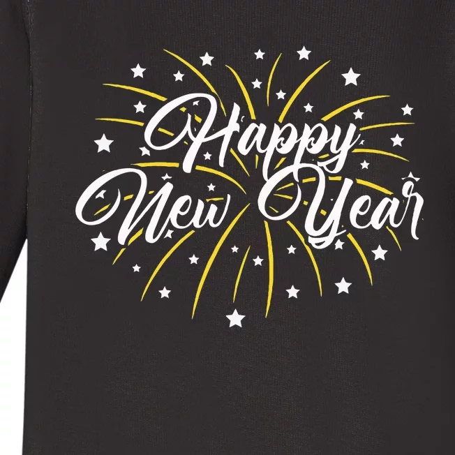 Happy New Year Baby Long Sleeve Bodysuit