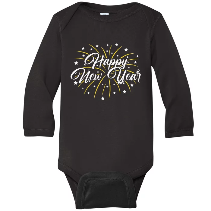 Happy New Year Baby Long Sleeve Bodysuit