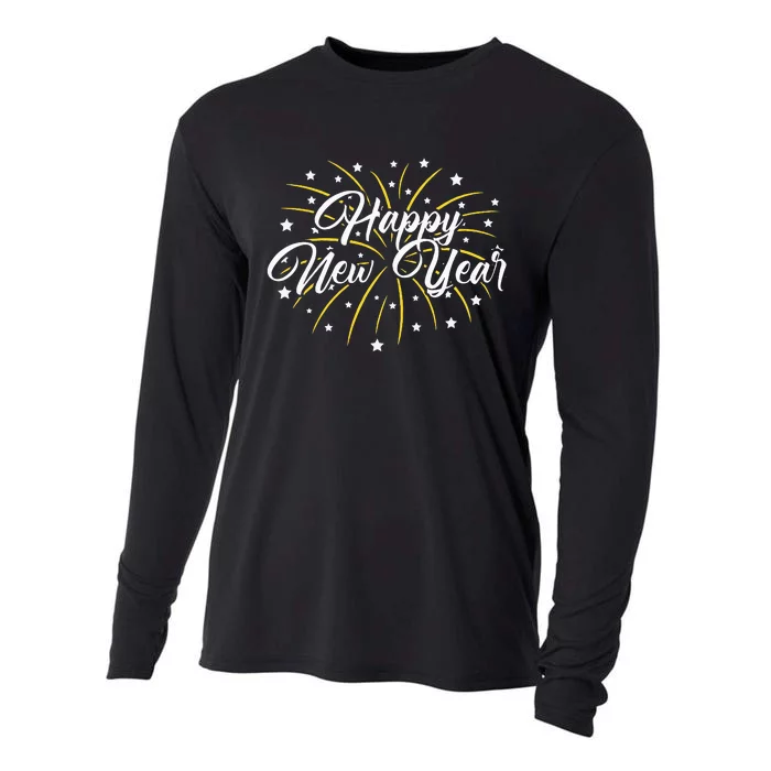 Happy New Year Cooling Performance Long Sleeve Crew