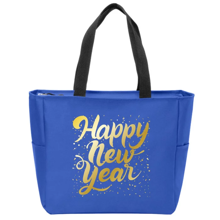 Happy New Year New Year New Party 2024 Cool Gift Zip Tote Bag