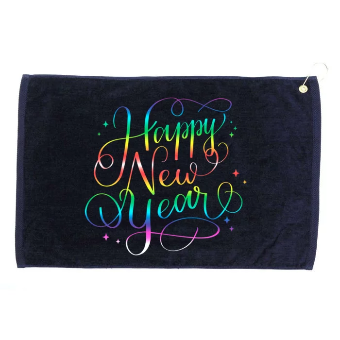 Happy New Year New YearS Eve Party Countdown Gift Grommeted Golf Towel