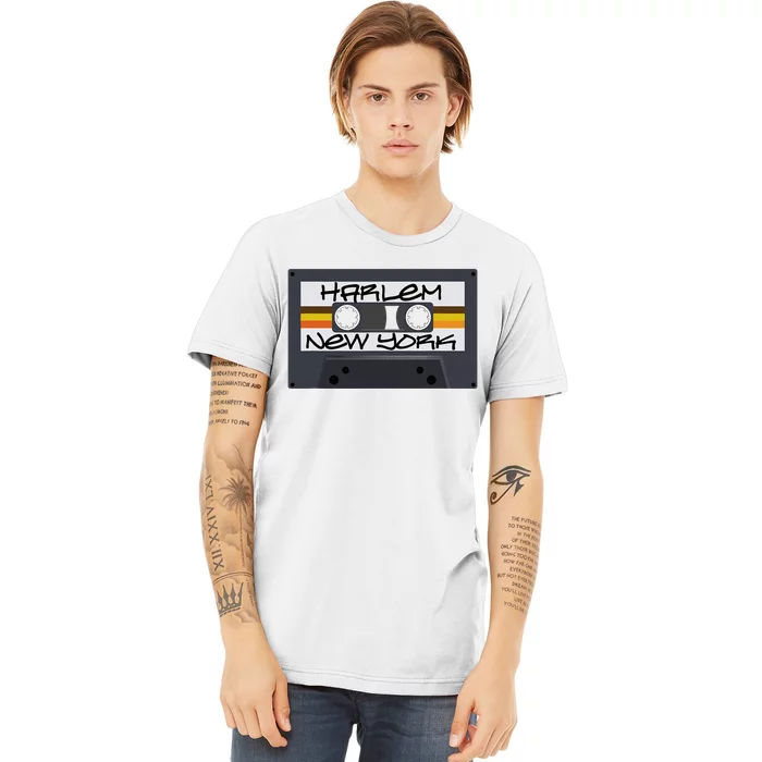 Harlem New York Cassette Tape Premium T-Shirt