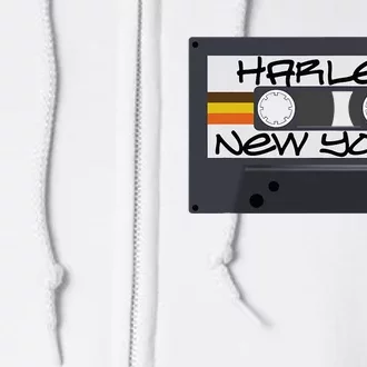 Harlem New York Cassette Tape Full Zip Hoodie