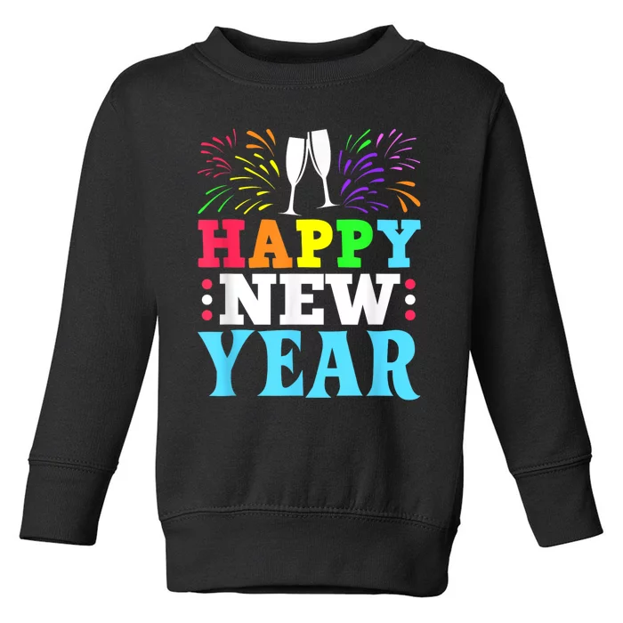 Happy New Year Toddler Sweatshirt