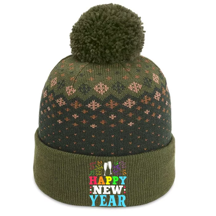 Happy New Year The Baniff Cuffed Pom Beanie