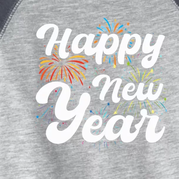 happy new year new year new party 2024 Toddler Fine Jersey T-Shirt