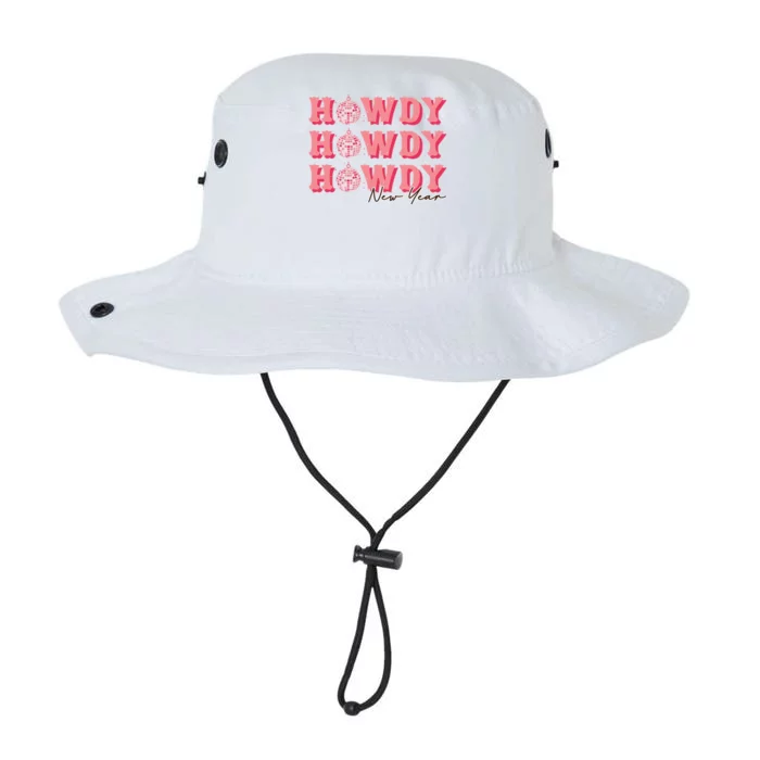 Howdy New Year Disco Balls Pink Retro Western Hello 2024 Gift Legacy Cool Fit Booney Bucket Hat