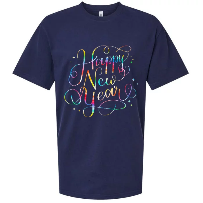 Happy New Years Eve Party Favors 2024 Family Matching Sueded Cloud Jersey T-Shirt