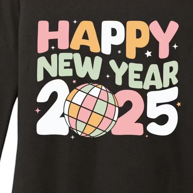 Happy New Year 2025 Holiday Womens CVC Long Sleeve Shirt