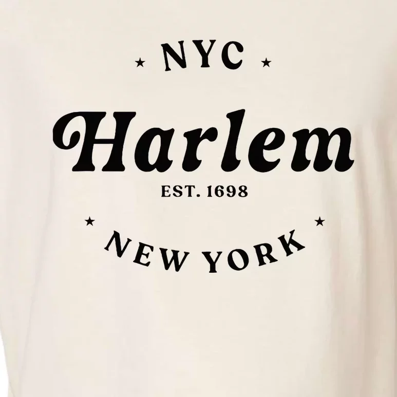 Harlem New York City Nyc Women Retro Harlem Garment-Dyed Women's Muscle Tee