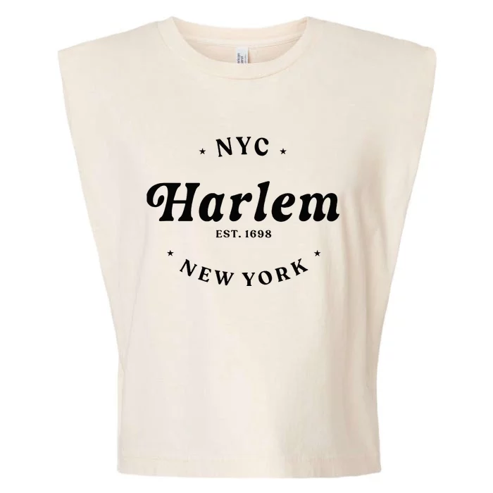 Harlem New York City Nyc Women Retro Harlem Garment-Dyed Women's Muscle Tee