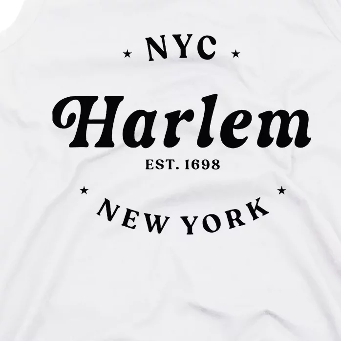 Harlem New York City Nyc Women Retro Harlem Tank Top