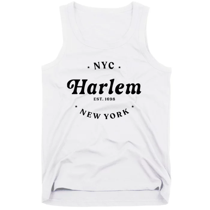 Harlem New York City Nyc Women Retro Harlem Tank Top