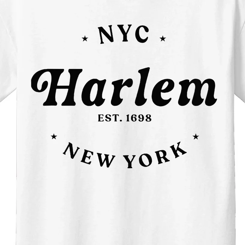 Harlem New York City Nyc Women Retro Harlem Kids T-Shirt