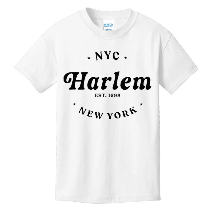 Harlem New York City Nyc Women Retro Harlem Kids T-Shirt