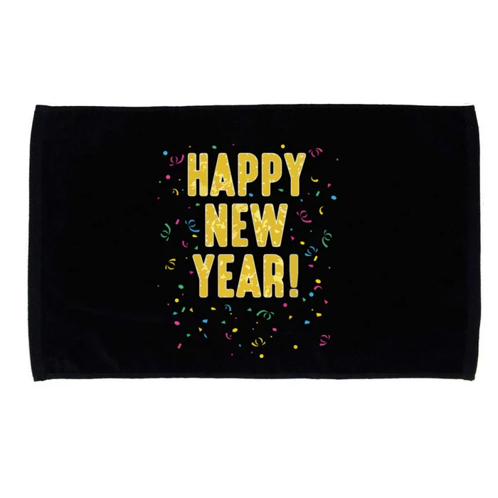 Happy New Year Microfiber Hand Towel