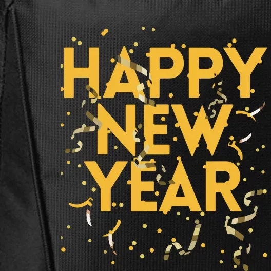 Happy New Year NYE Party Funny New Years Eve Confetti City Backpack